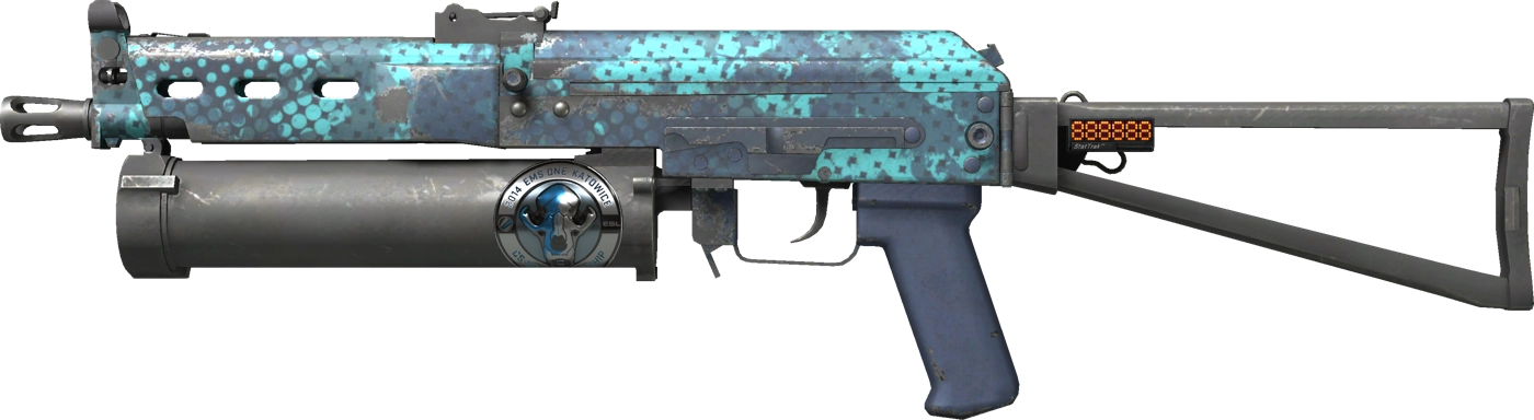 StatTrak™ PP-Bizon | Cobalt Halftone