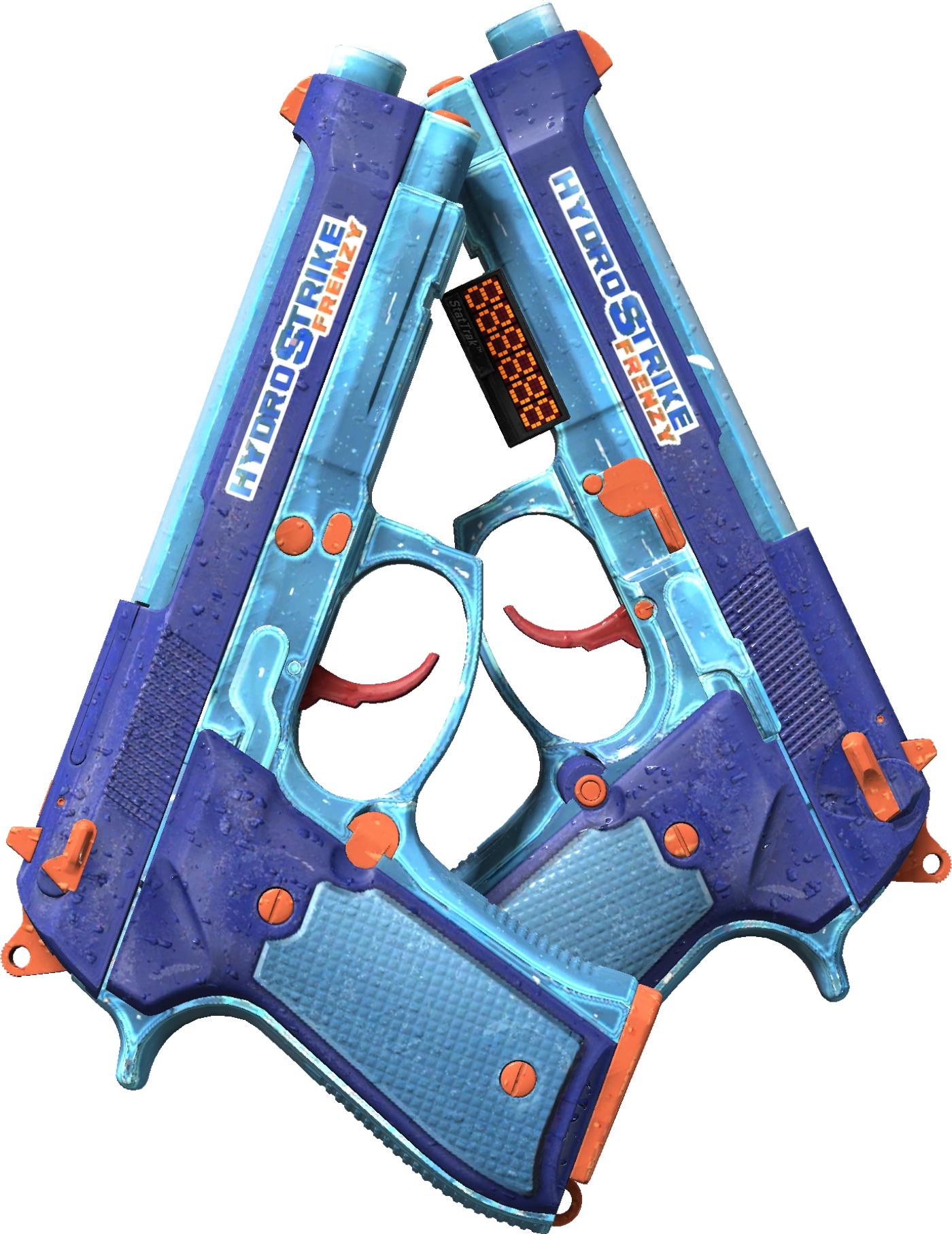 StatTrak™ Dual Berettas | Hydro Strike
