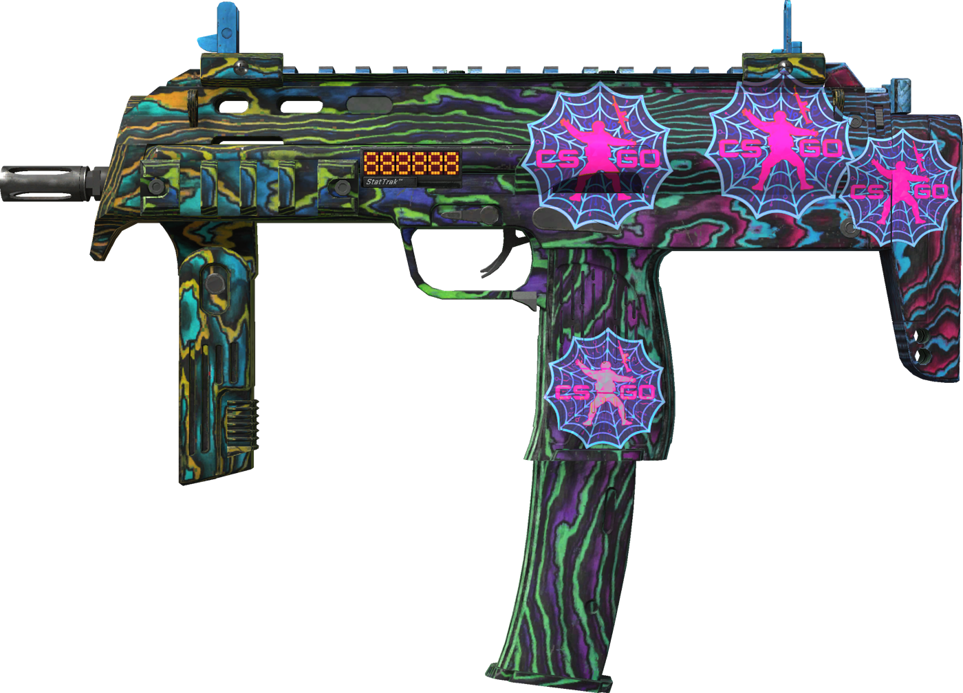 StatTrak™ MP7 | Neon Ply