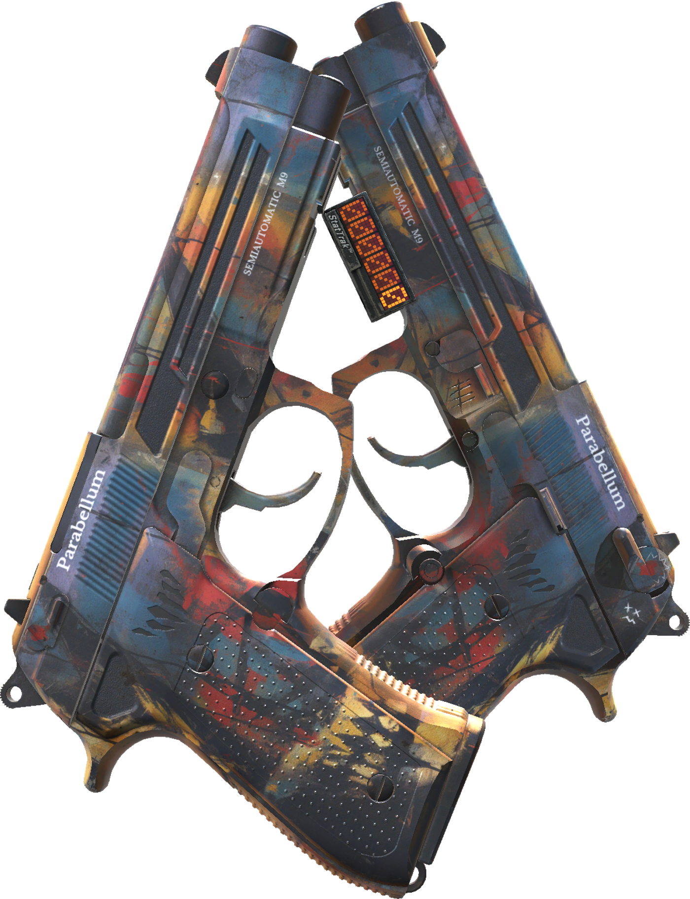 StatTrak™ Dual Berettas | Hideout