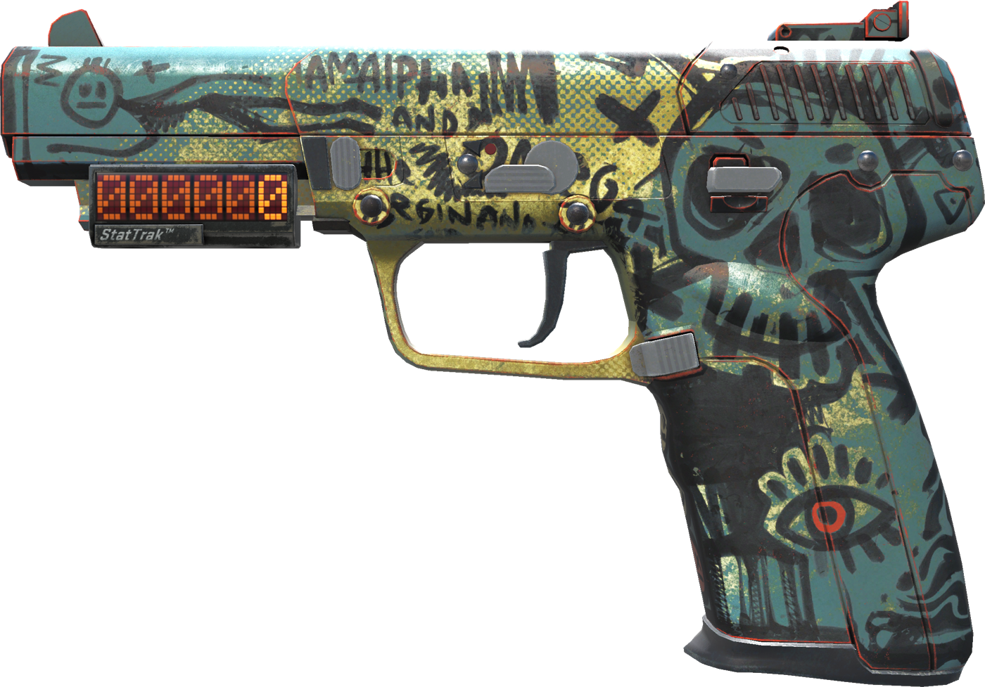 StatTrak™ Five-SeveN | Scrawl
