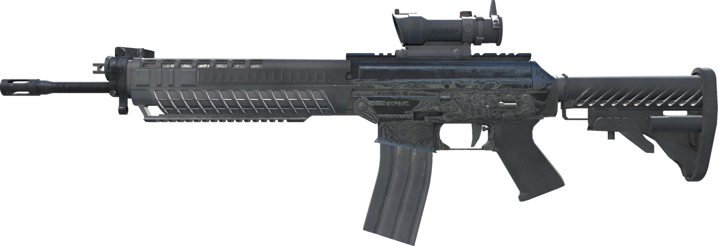 SG 553 | Damascus Steel