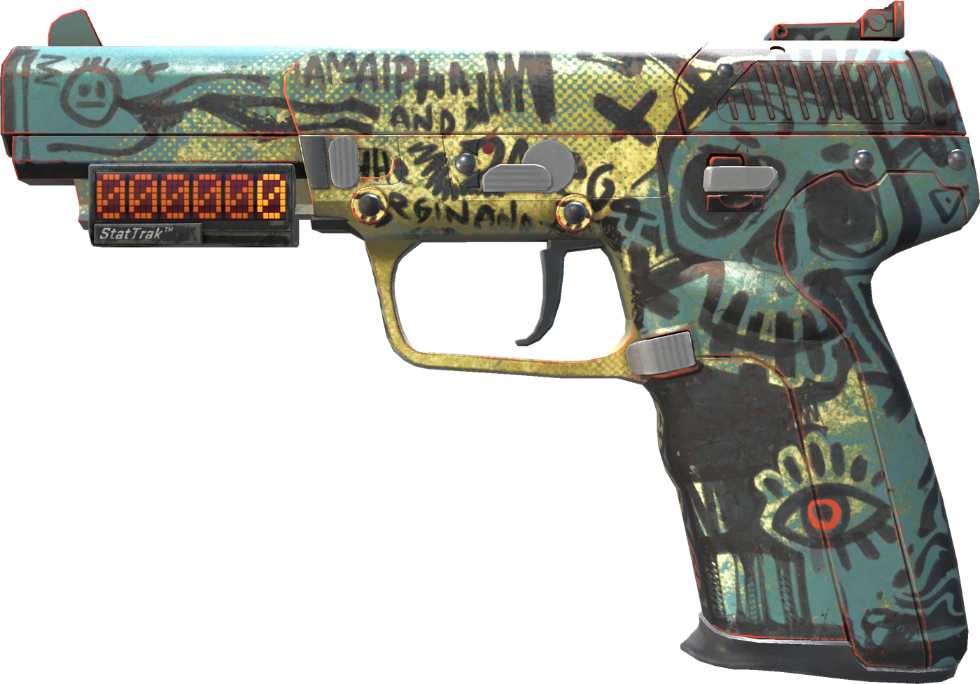 StatTrak™ Five-SeveN | Scrawl