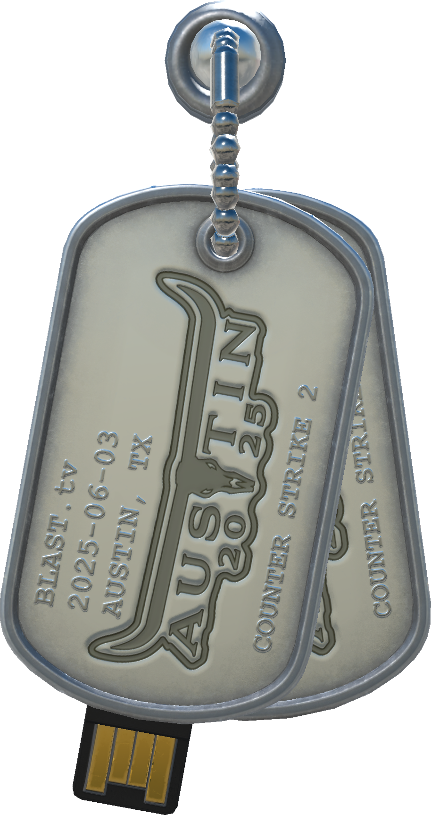 Souvenir Charm | Austin 2025 Highlight | Clean Defense Double