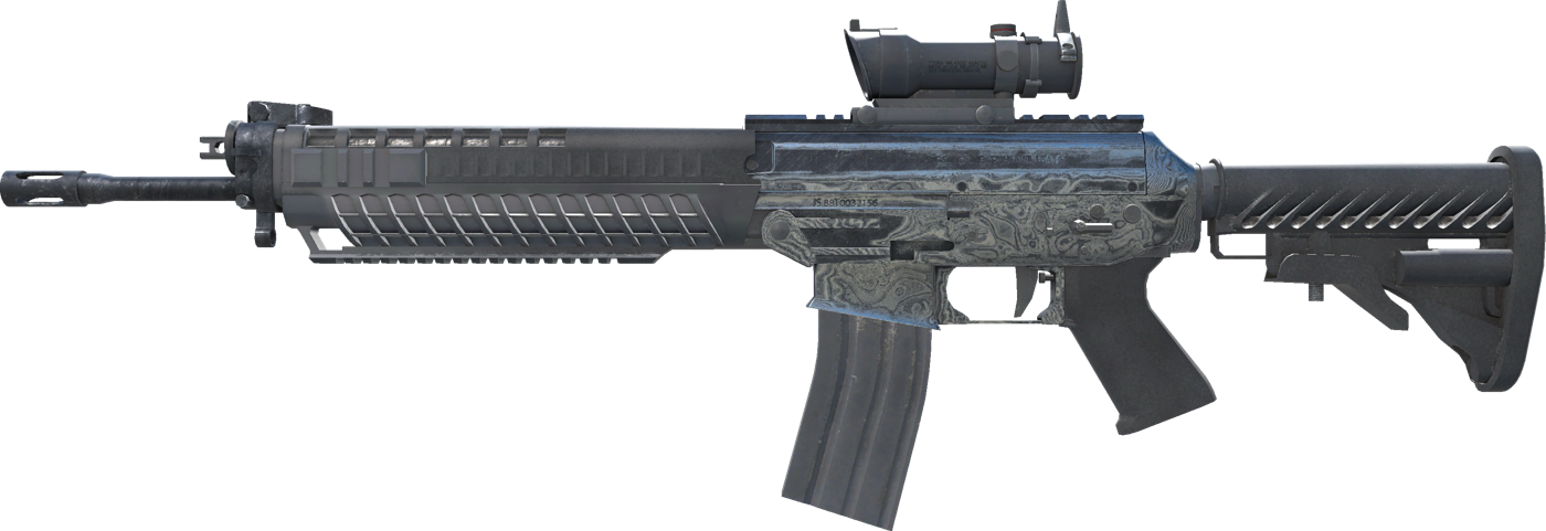 SG 553 | Damascus Steel