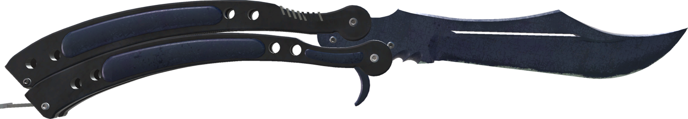 ★ Butterfly Knife | Blue Steel