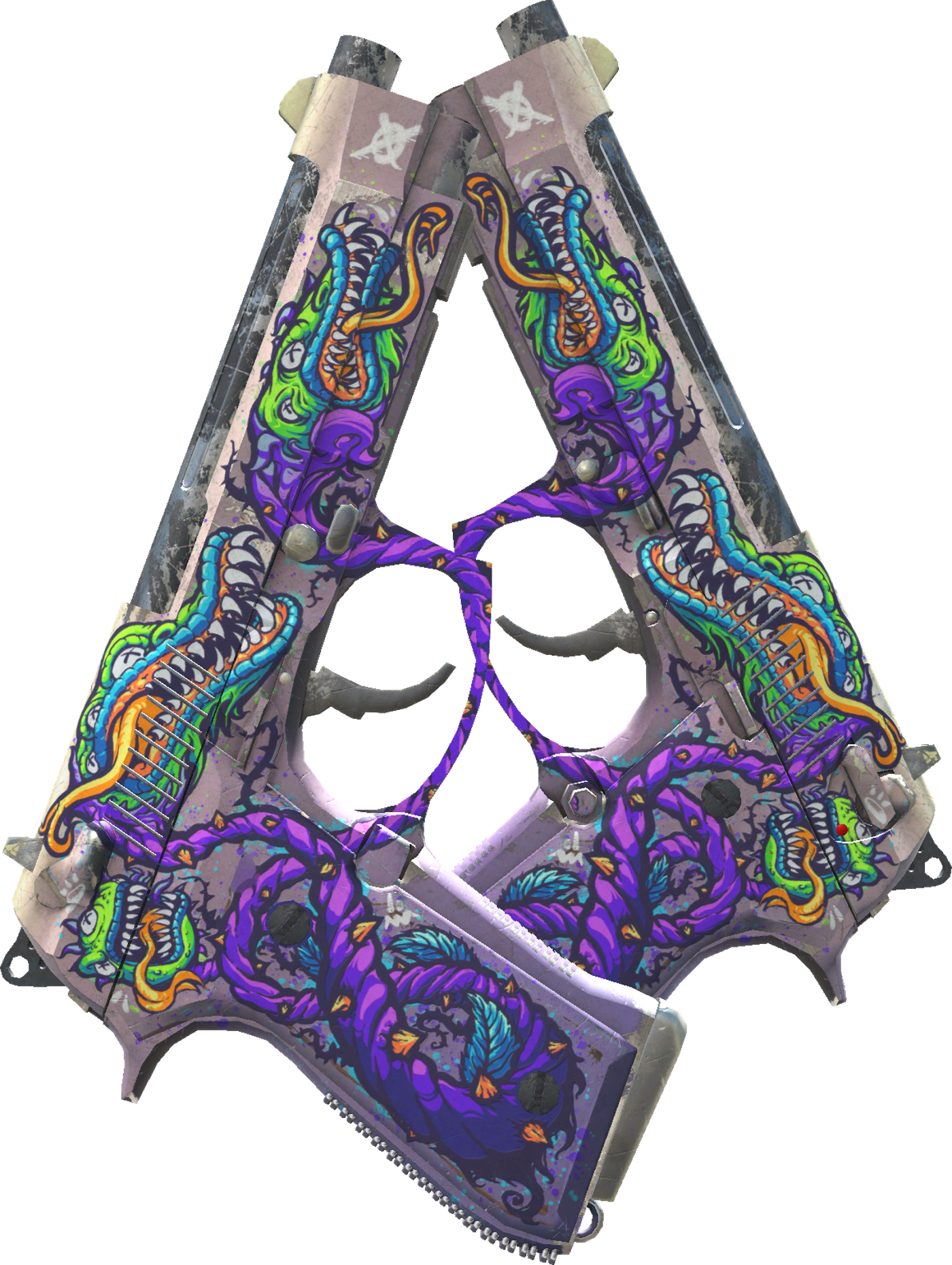 StatTrak™ Dual Berettas | Flora Carnivora