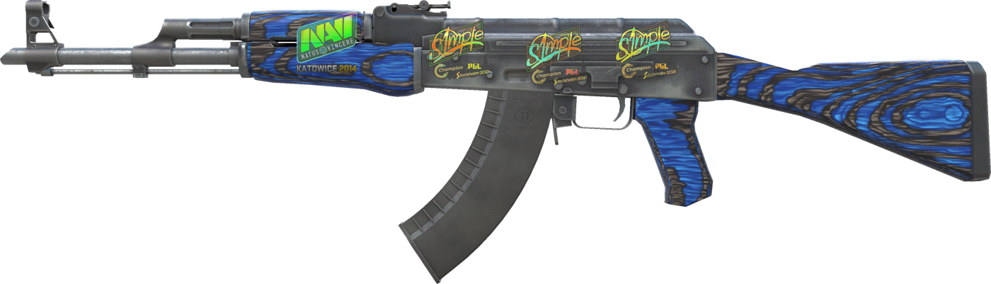 StatTrak™ AK-47 | Blue Laminate