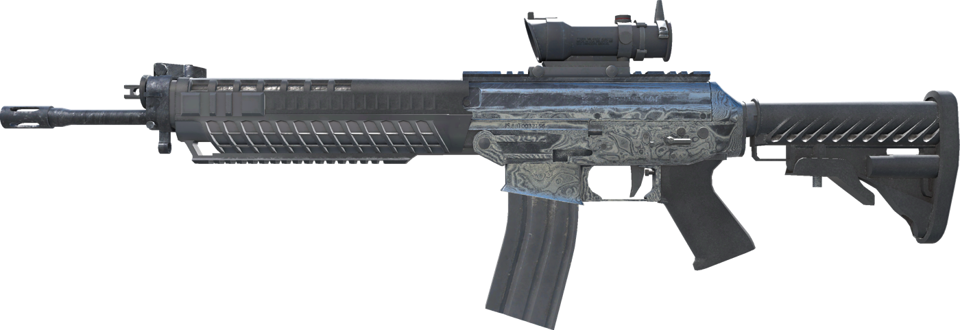 SG 553 | Damascus Steel