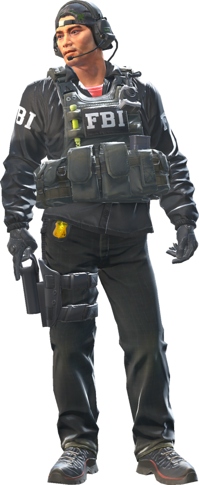 ミリタリー FBI  Biochemical weapons expert FBI Biochemical Weapons Expert Art Figures - Machinegun